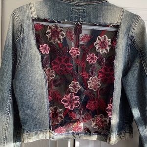 Denim and Lace Bolero